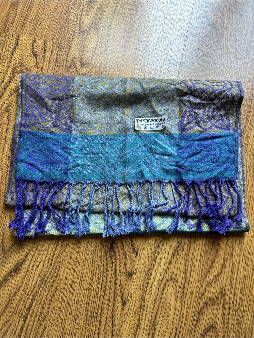 Pashmina Scarf with Silk